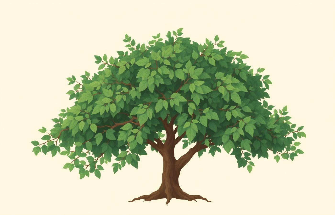 A rooted tree — a metaphor for hyperlocal change